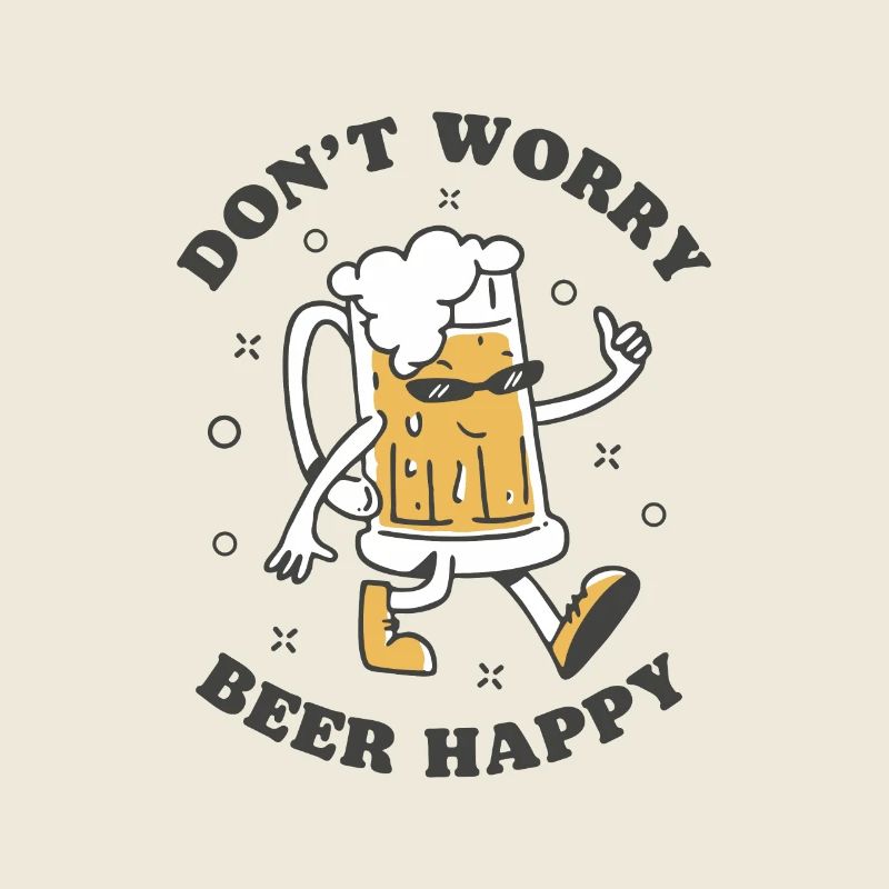 Ne vous inquiétez pas, la bière est heureuse