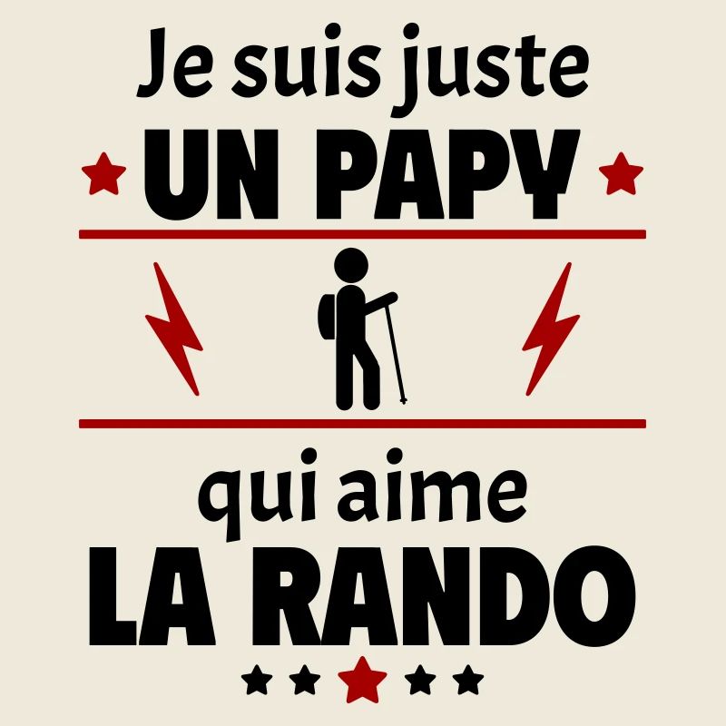 Juste un papy qui aime la rando, cadeau noël