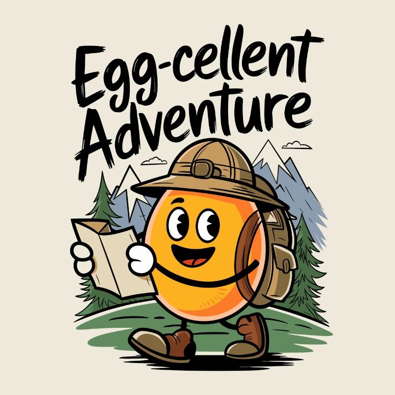 Funny Egg Hike Hiking Excellent