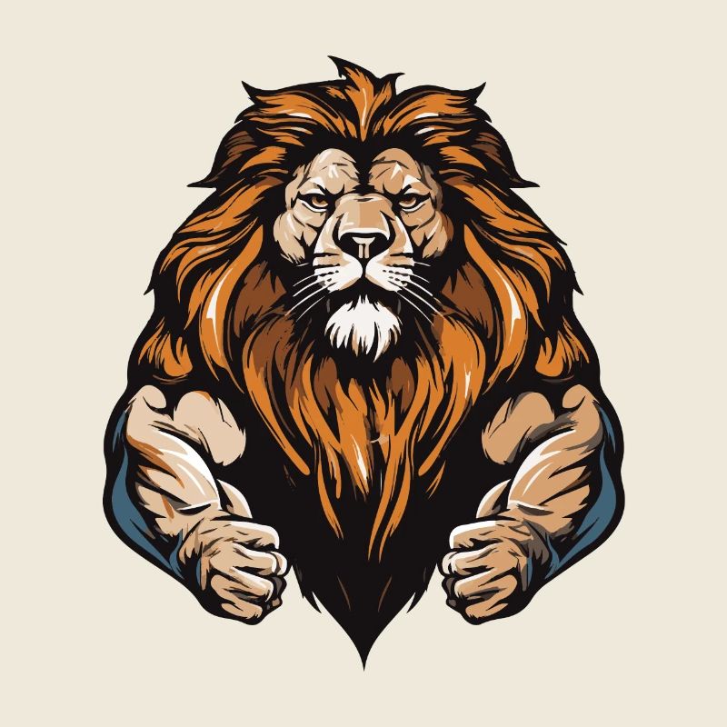 Muscles Lion