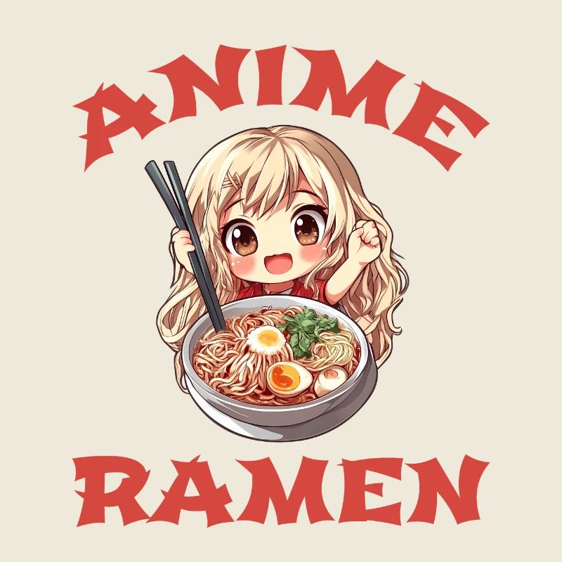 Anime Ramen Mädchen