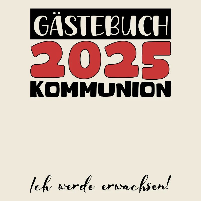 Kommunion 2025 Gästebuch Geschenk Mädchen Jungen