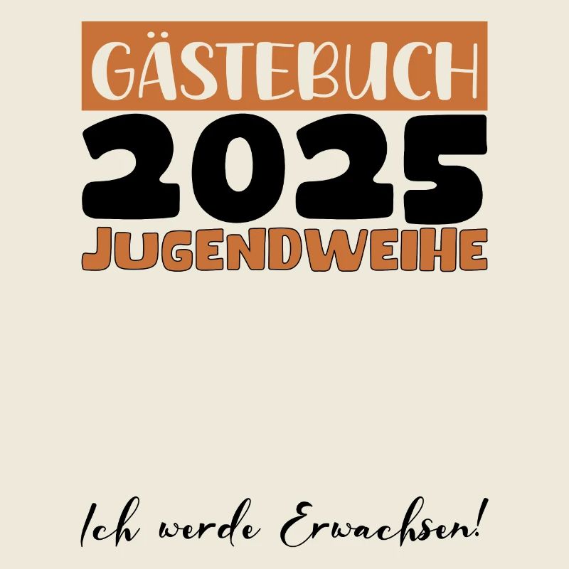 Jugendweihe 2025 Gästebuch Geschenk Mädchen Jungen