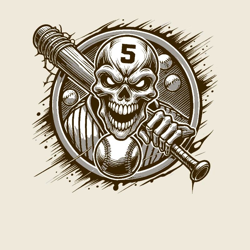 Baseball Skull Skull