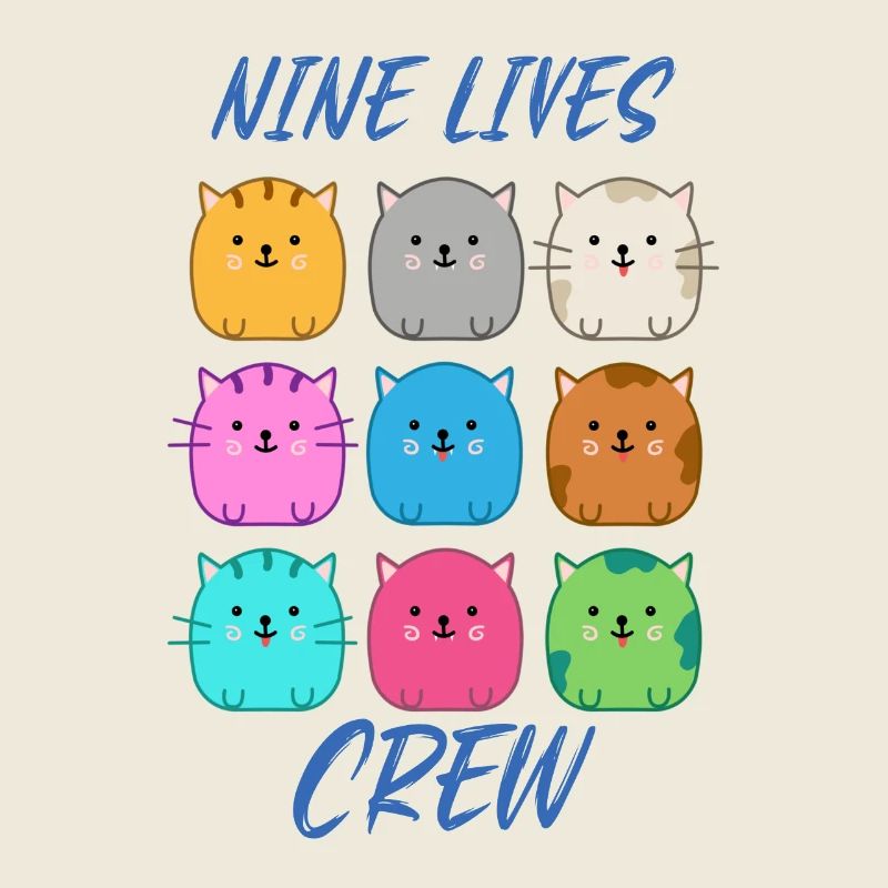 Neun Leben Crew Katze