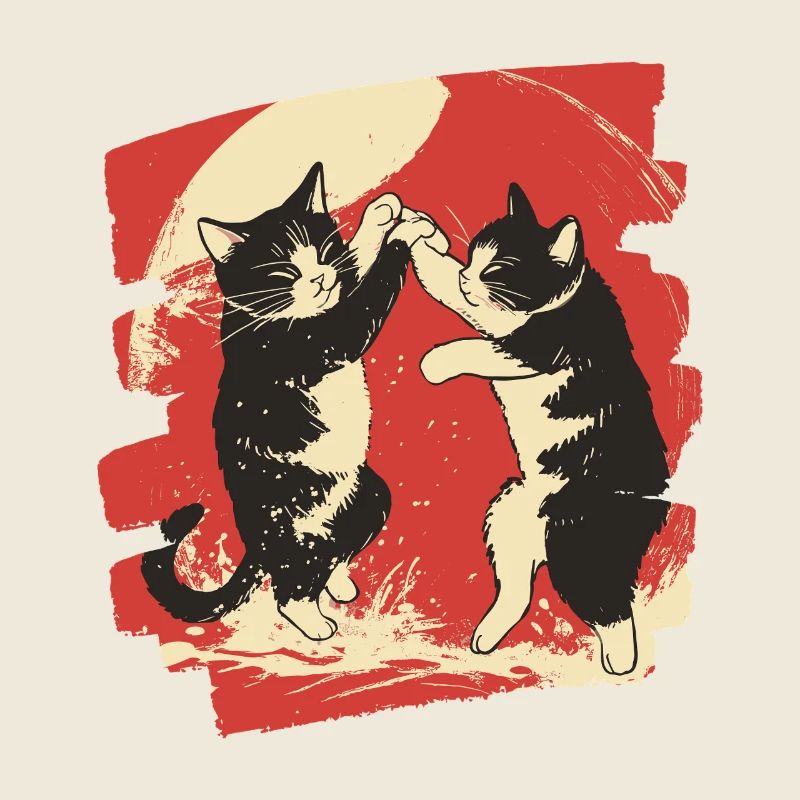 Combat de chats japonais