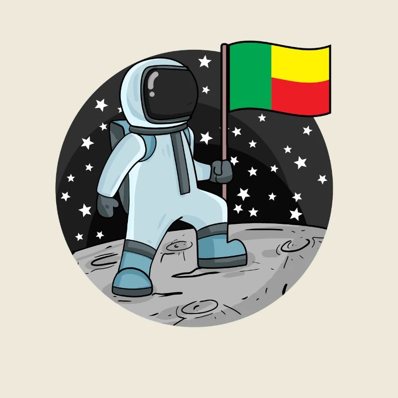 Drapeau astronaute Bénin