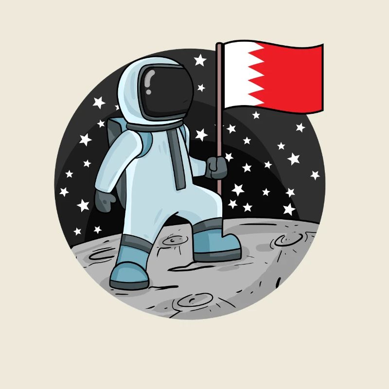 Drapeau des astronautes Bahreïn