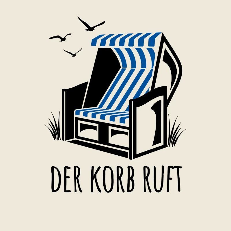 Der Korb ruft - Strandkorb - Meer - Urlaub