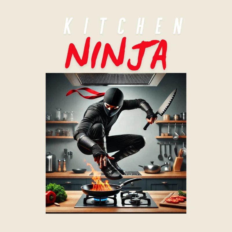 Kitchen Ninja – Chaud avec couteau et humour