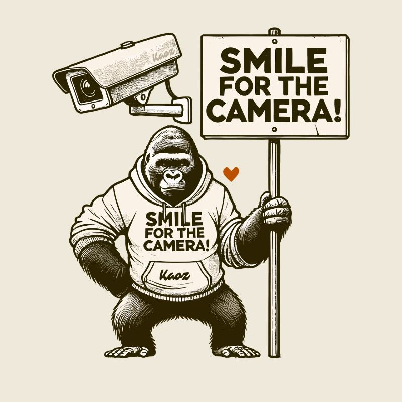 Surveillance des singes : sourire pour la caméra