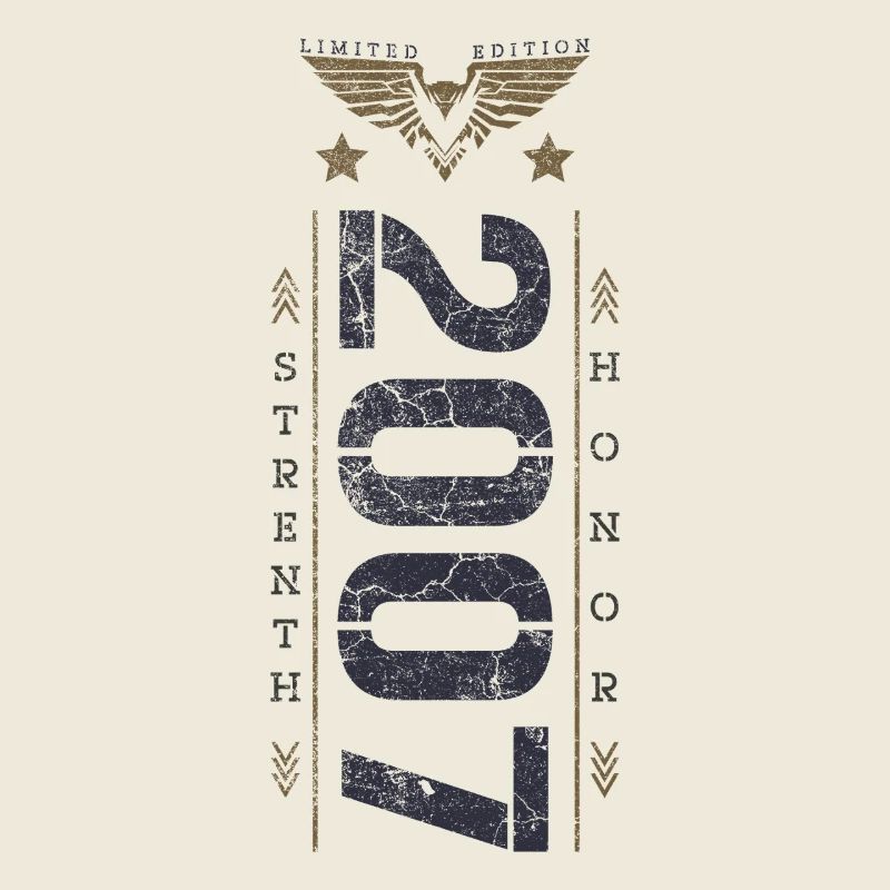 Limited Edition 2007 Birthday Strength and Honor