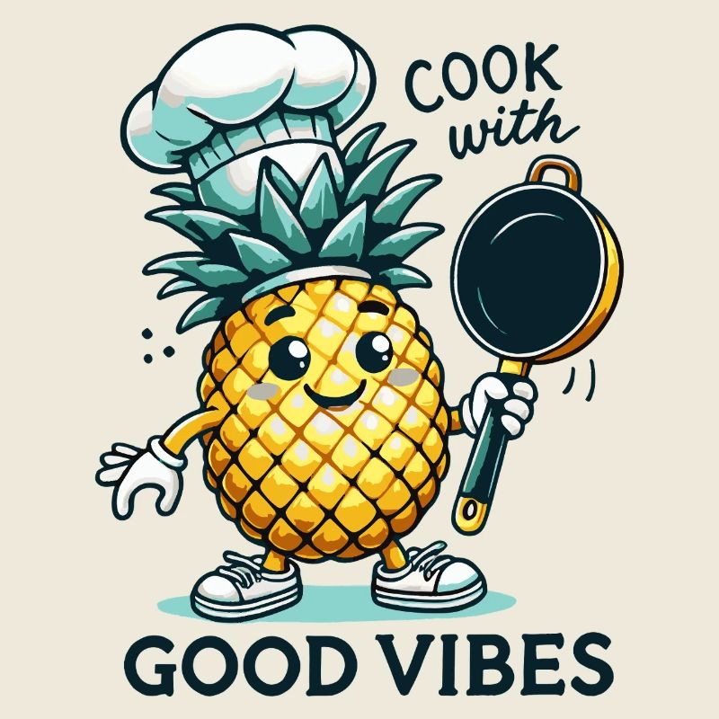 Kochen mit Freude Ananas-Chef Viel Spaß beim Kochen