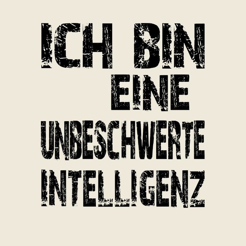 KI Spruch Ich bin eine unbeschwerte Intelligenz