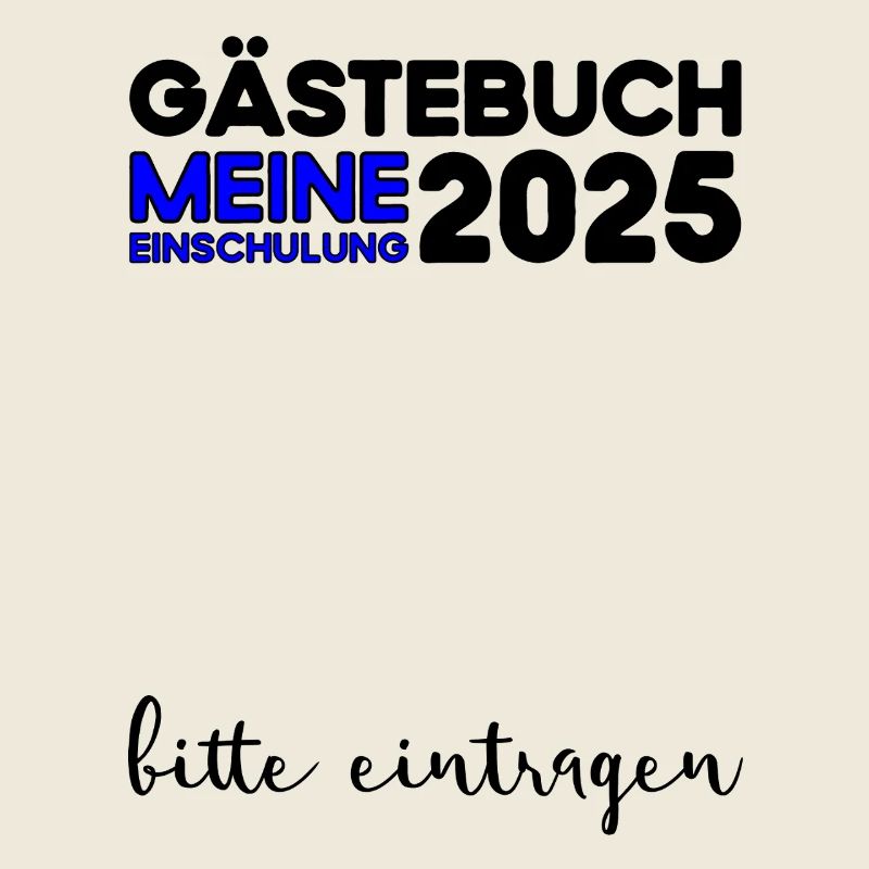 Gästebuch Einschulung 2025 Junge Mädchen Schulkind