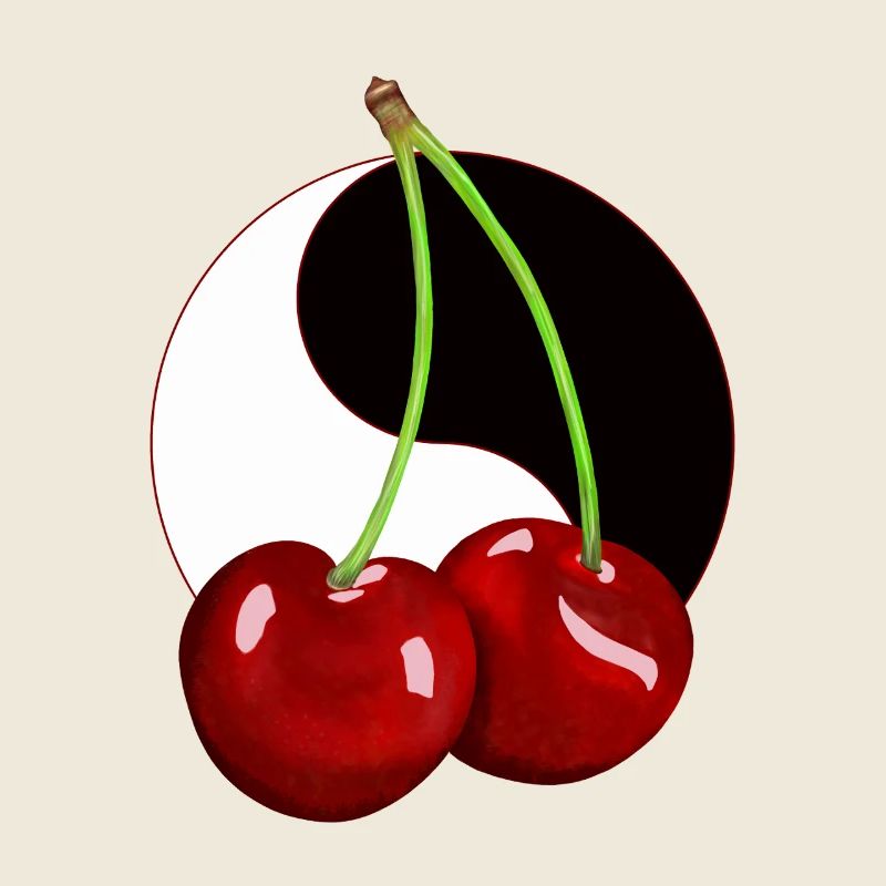 Rockabilly Retro Vintage Cherry Cherries Fruit