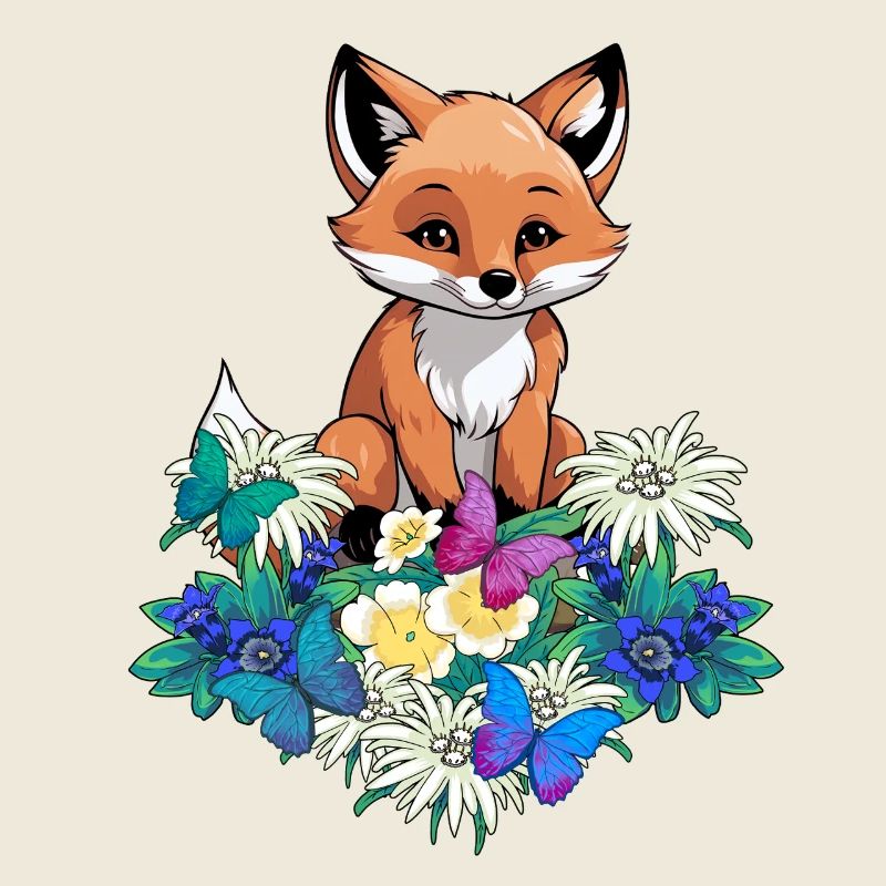 Spring Fox Foxes Children Child Tyrol Austria