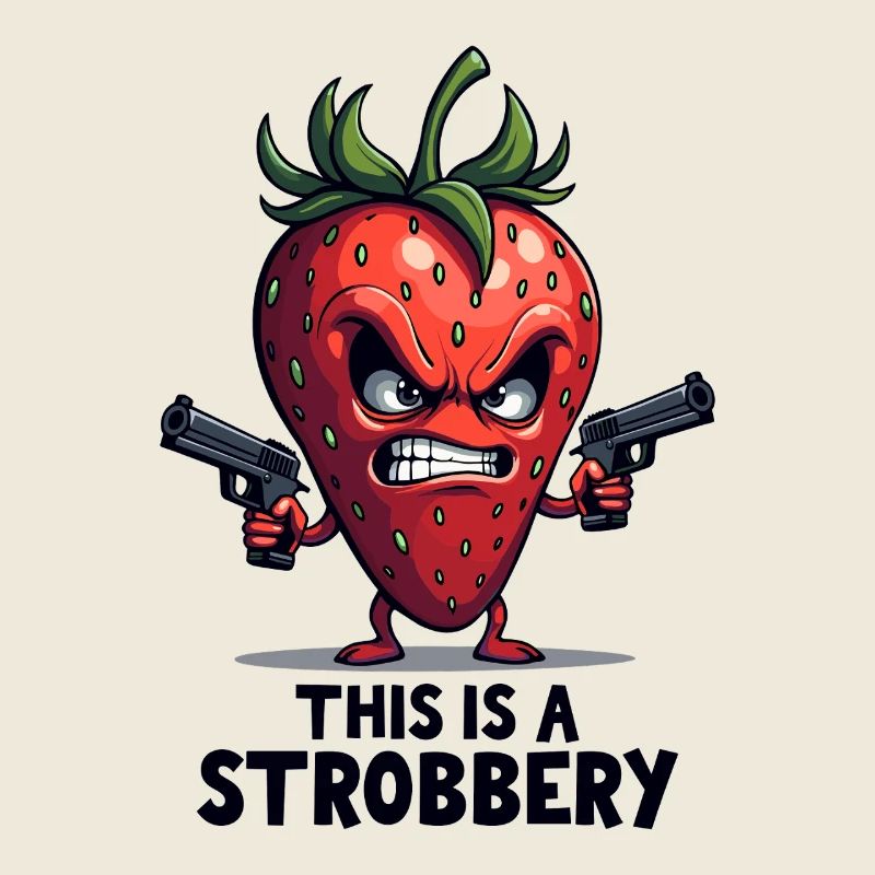 This Is A Strobbery – Lustige Erdbeer Gangster