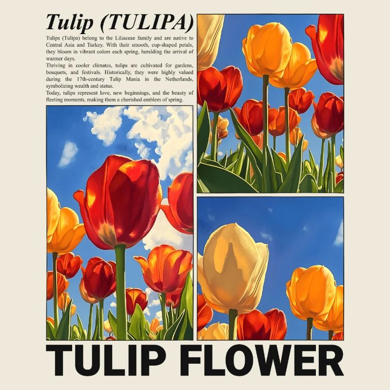 Tulip Spring Nature Flower Botanical Gift