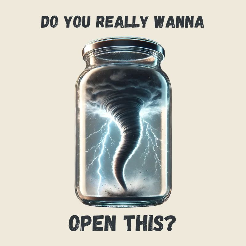 Tornado. Sind Sie sicher, dass Sie IT eröffnen möchten?