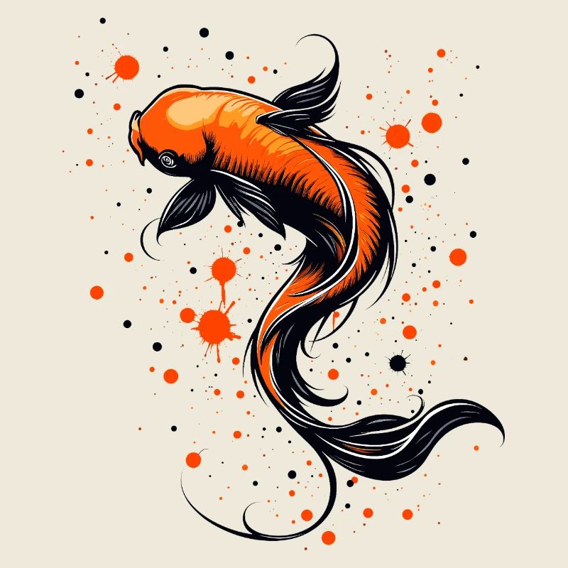 Koi Fisch Harmonie