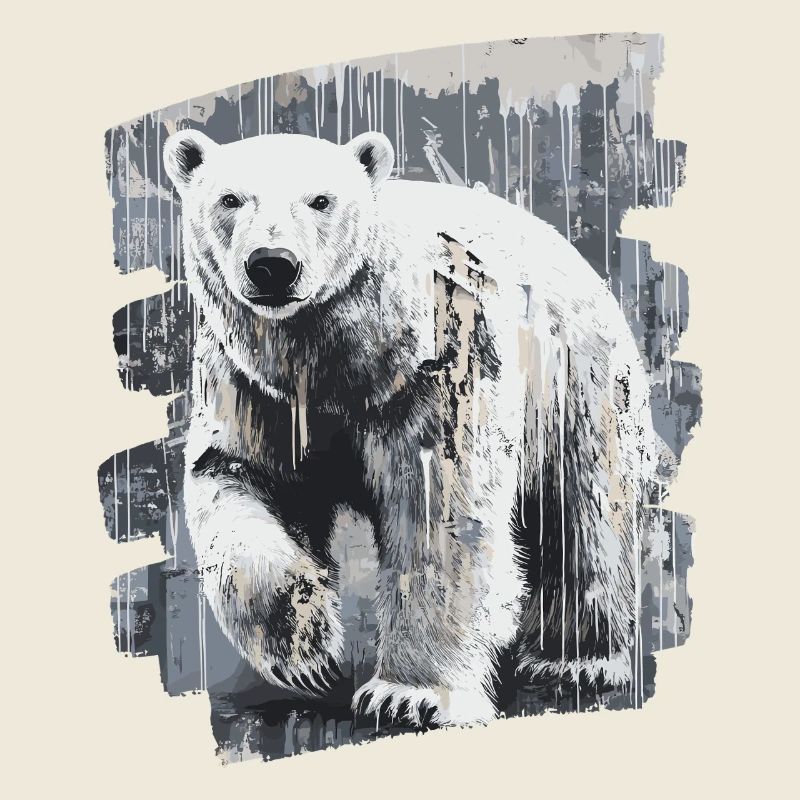Polar Bear Graffiti Sprayer