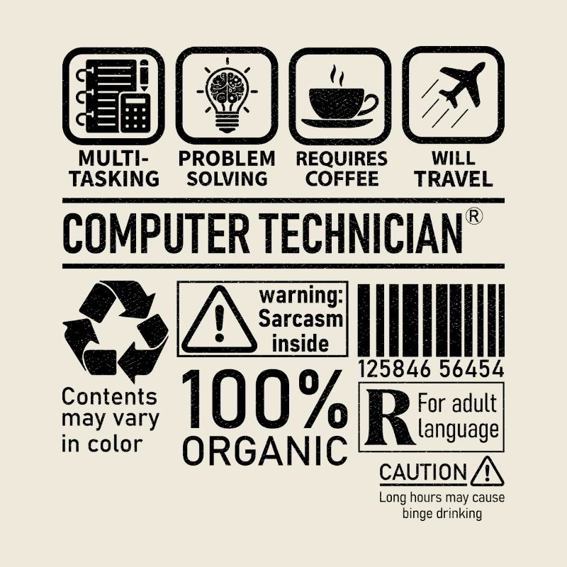 Technicien en informatique multitâche résolution de problèmes