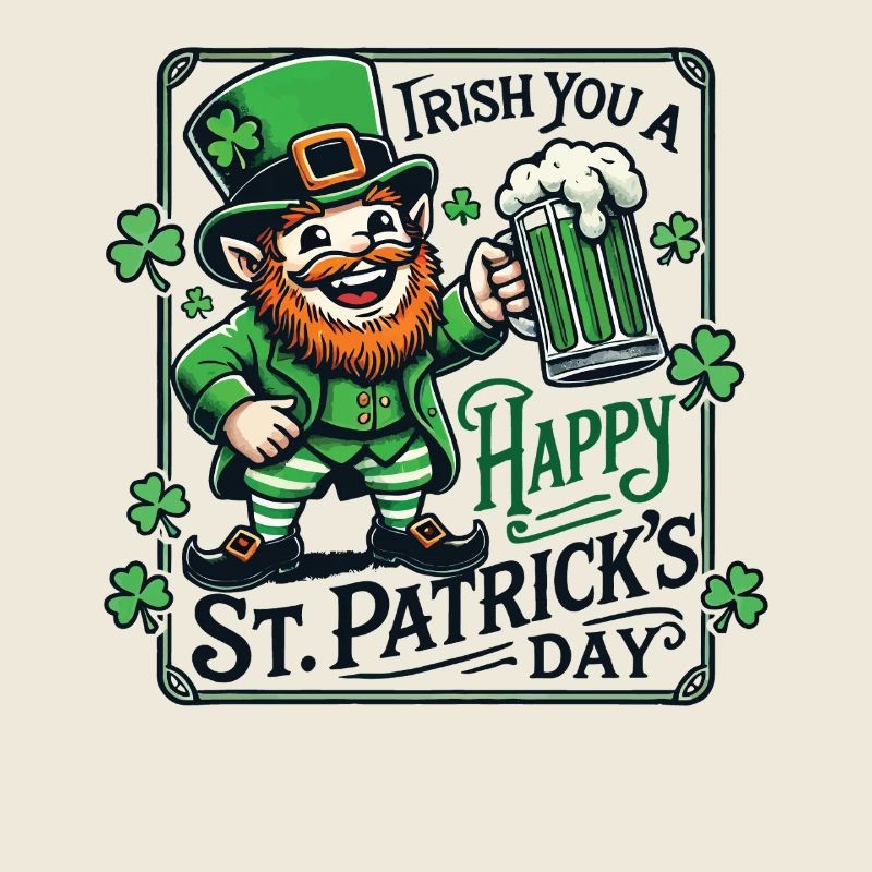 Lutin irlandais de la Saint-Patrick