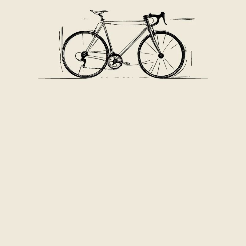 Beau dessin de vélo parfait pour les amateurs de cyclisme