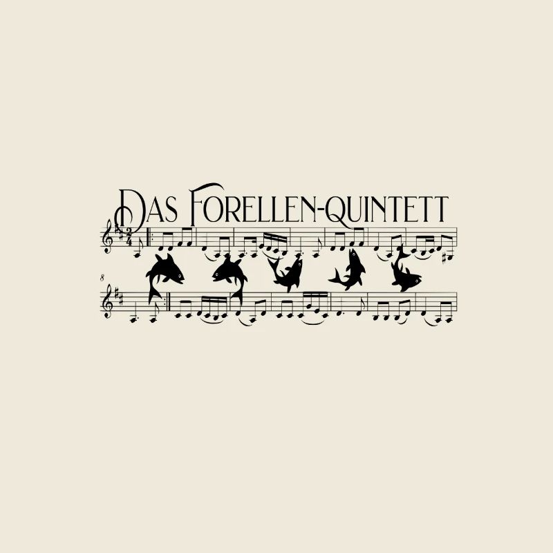 Franz Schubert Das Forellen Quintett Notenblatt