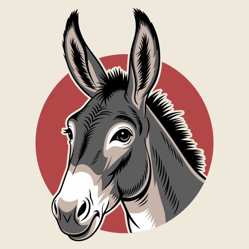 Âne Mule Cheval Ferme Élevage Fermier Mignon