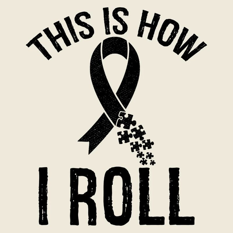 this is how I roll Autism Awareness Ribbon