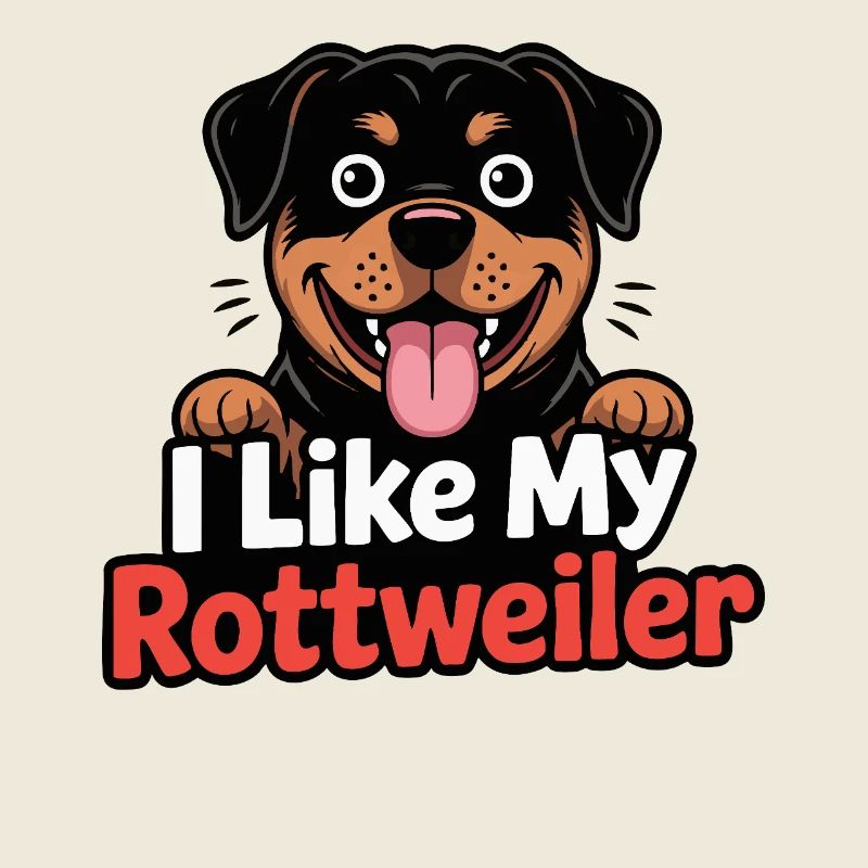 I like my Rottweiler Hundeliebe