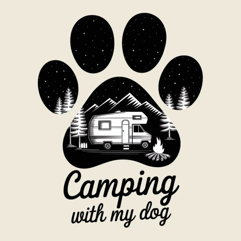 Camping avec chien Amour caravane chiens