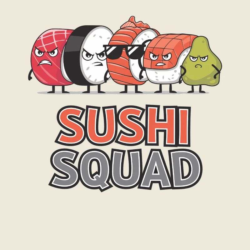 L’équipe Sushi unie - Sushi Squad Crew