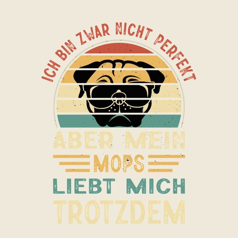 Mops Hund Hundebesitzer Geschenk Hundehalter