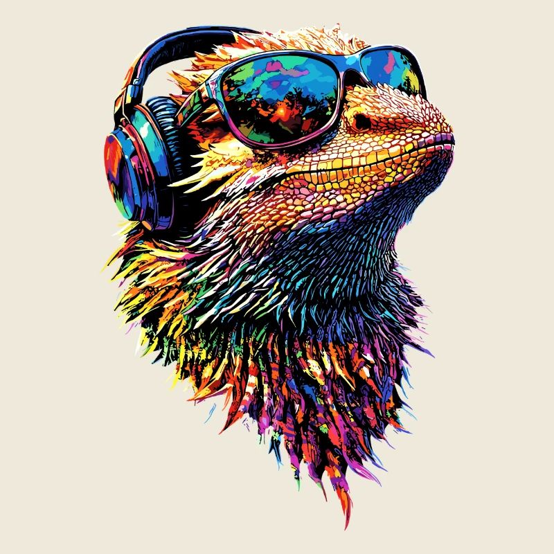 Bartagame Echse Bearded Dragon Süße Bartagamen