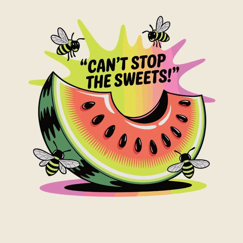 Watermelon & Bees – Desire for Sweets