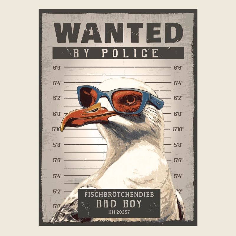 Fish Roll Thief Seagull