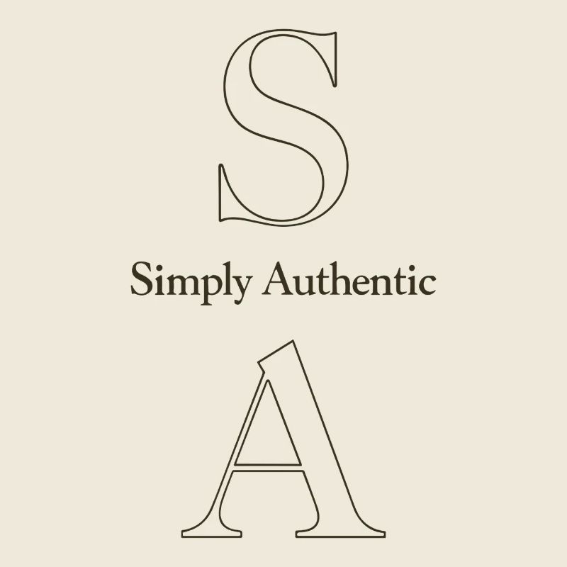 Simply Authentic Statement Spruch