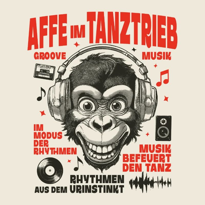 Monkey in Mode Shirt : Son et Instinct