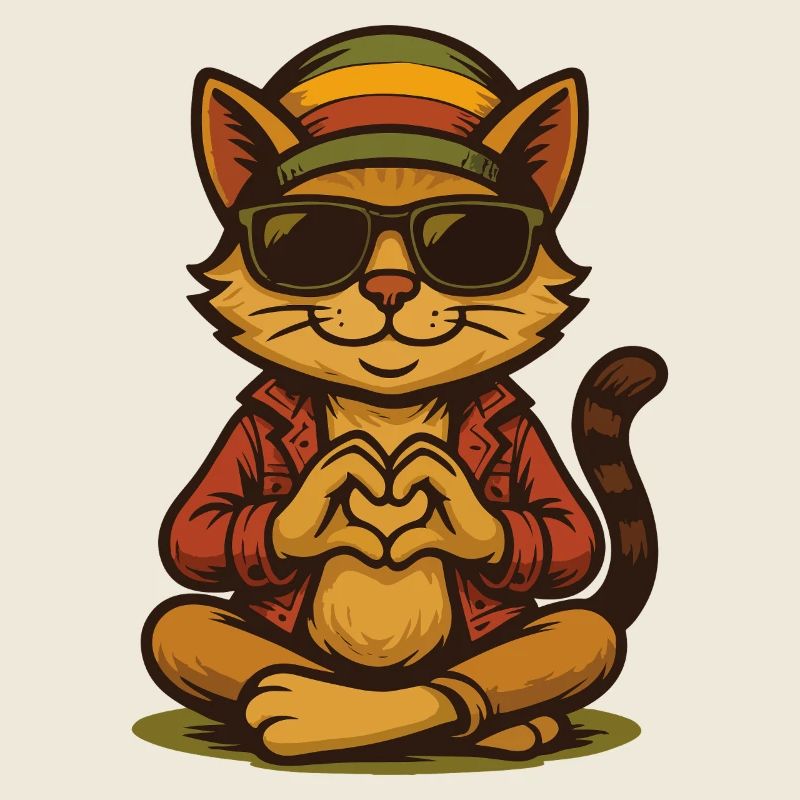 Reggae Love Cat