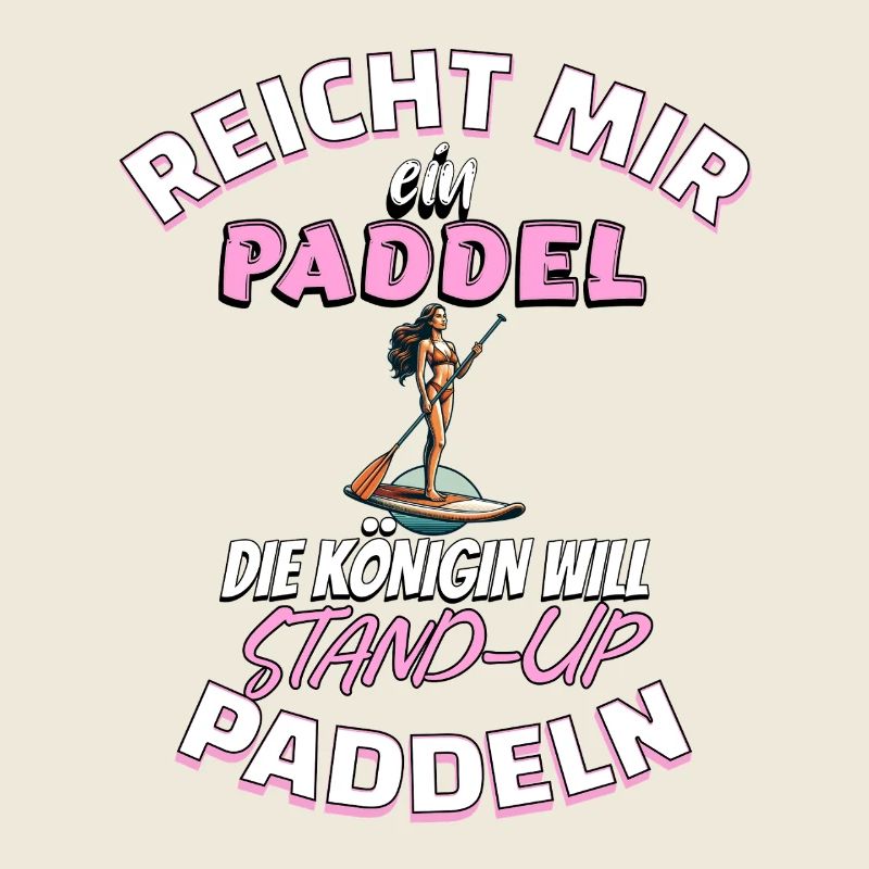 Die Königin will Stand-Up-Paddeln