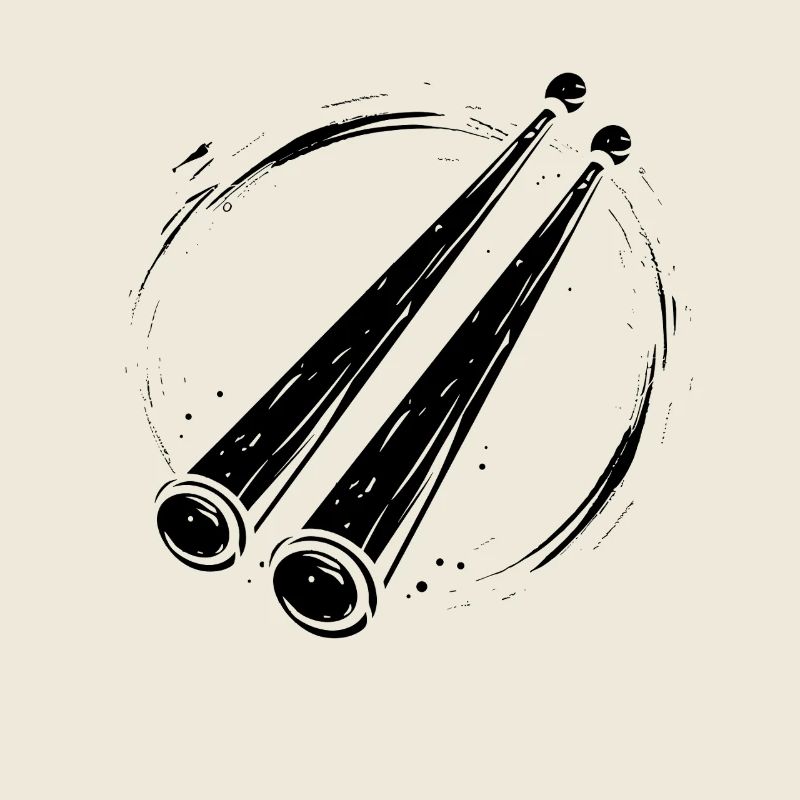Drumsticks Drawing