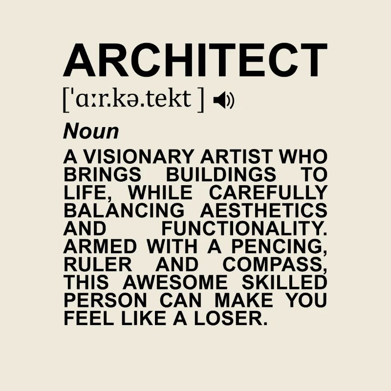 Architekt Bedeutung