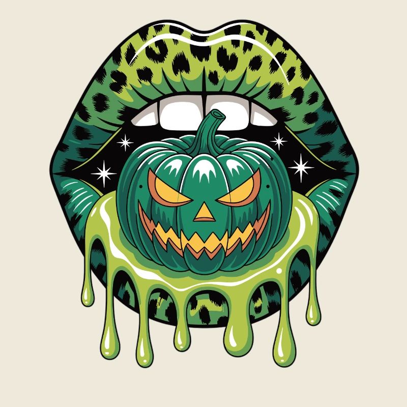 Leopard Lips & Kürbis – Halloween