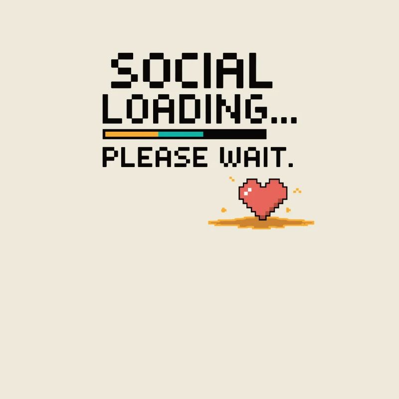 Social Loading... Please Wait – 8Bit Retro Gaming