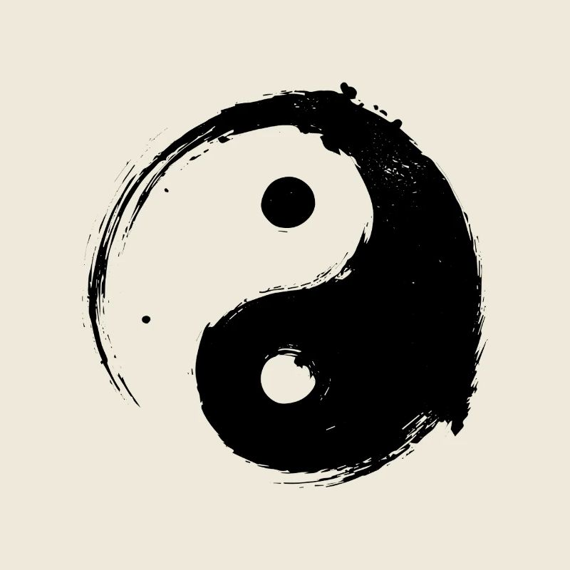 Yin Yang Symbol – Calligraphy Zen Relaxation