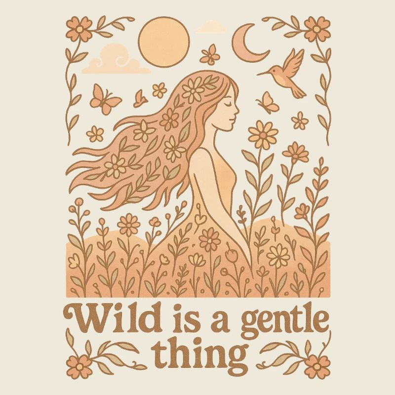 Wild Is A Soft Thing Nature Boho Bohemian