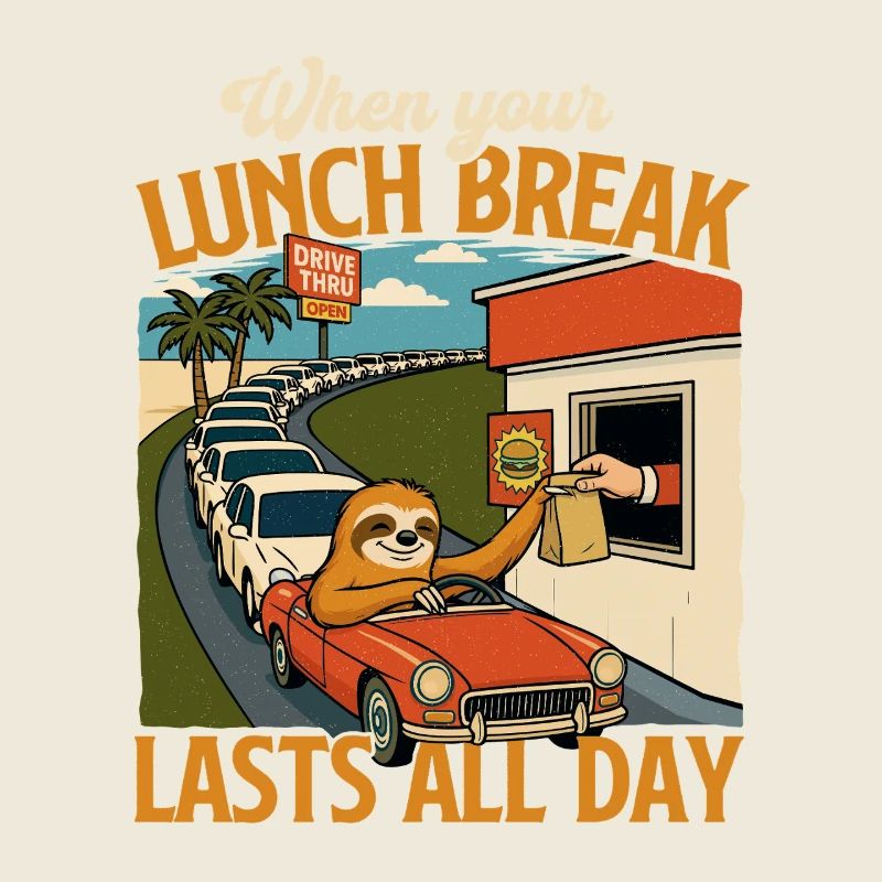 When Your Lunch Break Lasts All Day Joke